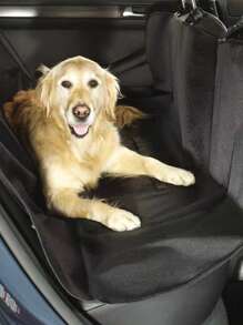 1 件装新款汽车宠物垫防污可折叠汽车宠物垫后座坐垫 - 黑色 - 查看 6