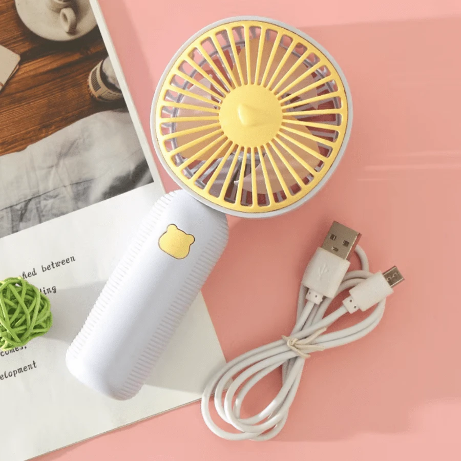 Mini Portable Electric Fan USB Rechargeable - 隨機 - 查看 1
