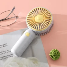 Mini Portable Electric Fan USB Rechargeable - 隨機 - 查看 2