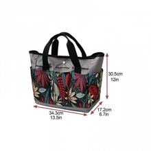 (Flowered)Garden Tool Set, Garden Tote Bag With Multiple Pockets For Gardening Tool Kit, Garden Tool Bag