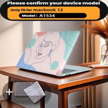 Có 4 mẫu hoạt hình để lựa chọn và đi kèm với miếng bảo vệ bàn phím. Tương thích với vỏ máy tính MacBook Air Pro, vỏ máy tính 13/14/15/16 inch và đi kèm với miếng bảo vệ bàn phím - Nhiều màu - Xem 68