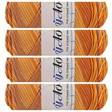 4 Ovillos de 5 cabos de Hilo de leche para bebé multicolor degradado, peso grueso para manualidades DIY como muñecas, bufandas, zapatos