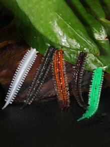 SOUGAYILANG Centipede Soft Fishing Lure 20Pcs Artificial Worm Bait 55mm Silicone Swimbait Earthworm Lures For Carp Bass Fishing Accessories