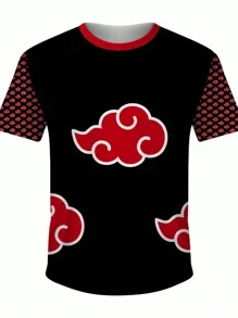 Kit Camiseta Infantil + Mochila Anime Escolar Menino Desenho Animado