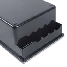 Spice Dispenser With Lid Spice Rack 3/4/5/6 Grid Spice Jar Spice Jars Spice Container Glass Spice Box Organizer For Home, Salt, Sugar, Nuts, Candy - Black and White 3 Gitter - View 7