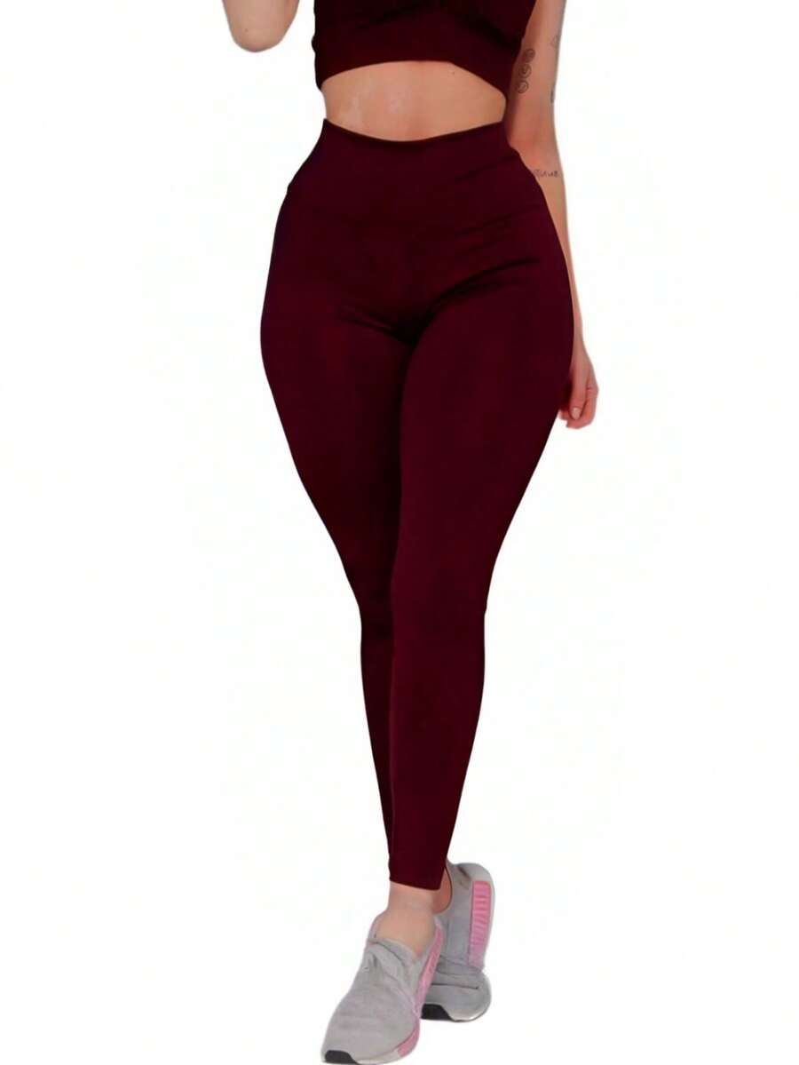 Kit 4 Suplex Women's Leggings - 酒紅色 - 查看 1