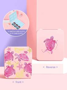 1pc Ocean, Turtle Pattern Switch Game Accessories Protective Case, Compatible With Nintendo Switch NS/Switch OLED, Compatible With Switch Console Accessories, Full Set Including Storage Bag, Card Slot Base, Game Card Case, Dust Cover, Best Gift Compatible With Switch Players