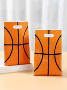 10/25/50 piezas Bolsas de regalo con diseño de baloncesto, bolsas de fiesta temáticas de deportes para envolver regalos de cumpleaños, boda u otras fiestas