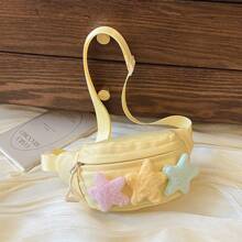 1个拉链卡通少女腰包，尼龙斜挎包，星星迷你小包 - A - 查看 10