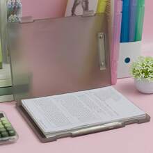 A4 File Folder Storage Box, Multipurpose Clipboard Writing Pad, Student Test Paper Organizer, Office Supply Document File Holder - Multicolor - View 10