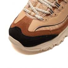 Skechers D'LITES 系列熊貓運動鞋，保暖內裡冬季輕量女鞋，日常通勤休閒鞋 150240-SDNT - 棕色/多彩色 - 查看 3