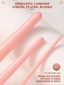 39件套化妆刷套装，包含：1个多功能防水拉链化妆包 + 25支化妆刷 + 3个化妆海绵 + 3个迷你化妆海绵 + 3个粉扑 + 3个迷你气垫粉扑 + 1个化妆刷清洁工具 - 彩色 - 查看 5