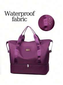 1 Túi du lịch thời trang bằng nylon chống thấm nước và chống mài mòn dành cho nam và nữ dành cho sinh viên đại học khi đi du lịch trở lại trường để tập thể dục Túi xách tay Túi xách tay Túi tập thể dục Túi cuối tuần cho kỳ nghỉ kinh doanh Túi hành lý ngày lễ Túi qua đêm cho vali Túi du lịch Túi du lịch cho hành lý Túi xách tay Túi đại học Túi hành lý Túi cuối tuần Túi bệnh viện Túi mùa đông cho trường học Phụ kiện trường học Đồ dùng học tập - Màu đỏ tím - Xem 6