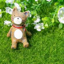 15 厘米 X 15 厘米人造苔藓草坪人造苔藓地衣多肉植物微观世界 DIY 植绒草垫苔藓装饰材料最佳礼物 - 綠色 - 查看 9