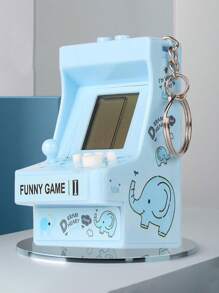 1 pieza Llavero de máquina tragaperras, juego clásico de memoria y rompecabezas, juguete creativo, llavero de juegos electrónicos, accesorios para automóvil, ideas de regalo de Navidad lindas y góticas de Y2k - Multicolor - Ver 12