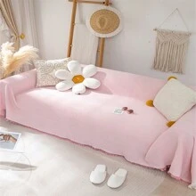 1-Pack Sofa Cover/Wrapper, Solid Color Non-Slip Sofa Cover, Living Room Furniture Decorative Tapestry, Knitted Universal Home Furnishings, Sofa Cover, Full Coverage Fabric, Yarn, Camping Blanket, Sofa Cushion Cover, All-Season Sofa Cover, Nordic Style Sofa Cover, Full Coverage Sofa Cushion Cover, - Multicolor - View 11