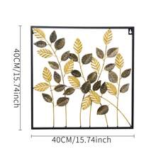 1pc Creative Vintage Metal Wall Decor, Home Decor For Living Room, Dining Room, Fireplace, Elegant Home Decor, Modern Wall Hanging,Home Decor ,Room Decor,Wall Decor Gifts Birthday Graduation - Gold - View 16