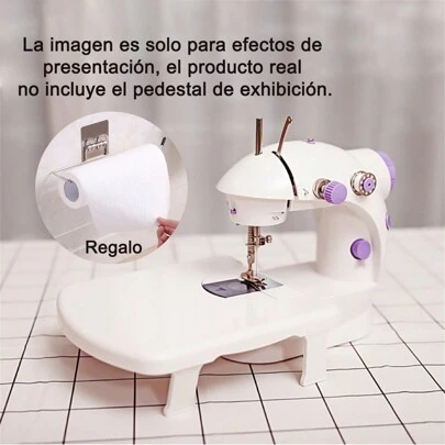 Máquina de coser de mesa portátil eléctrica para el hogar, mini y multifuncional, con luz incorporada eléctrica pequeña. Máquina de coser eléctrica pequeña para el hogar, máquina de coser automática para el hogar, máquina de coser de mesa portátil con luz, ¡directamente del fabricante! Totalmente nueva versión. Diseño en miniatura, operación manual portátil, inicio con un solo botón, adecuada para tejidos gruesos. Incluye iluminación incorporada, diseño preciso de corte y cuchilla, para un uso más cómodo. Es la aliada perfecta para la costura en el hogar.