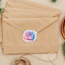 1500pcs Butterfly Flower Handbag Stickers DIY Luggage Notebook Flower Stickers Envelope Sealing Stickers Back To School - Multicolor - View 6