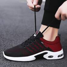 Sports Shoes, Mesh Sports Shoes, Breathable Sports Shoes, Casual Sports Shoes, Lightweight Sports Shoes, Non-Slip Tennis Shoes, Simple Multifunctional Sports Shoes - 紅色 - 查看 7