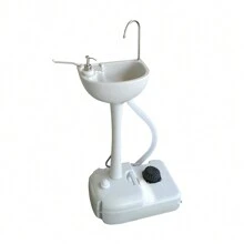 CHH-7701 Portable Removable Outdoor Wash Basin White - 1 - View 9