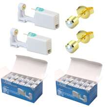 1PC Disposable Ear Piercing Gun With Built-In Earrings Stud-Safety Self Ear Piercing Device - Second Generation Ear Piercer_50 Pieces - View 14