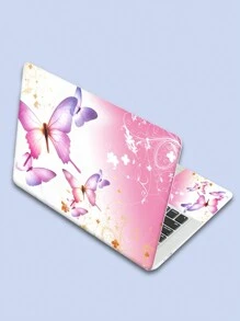 15英寸笔记本电脑贴膜/贴纸套装，带有可爱的蝴蝶图案 - 15英吋 - 查看 15