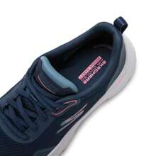 Skechers 女士舒适休闲步行运动鞋，Go Walk Flex 一脚蹬运动鞋 124977-NVLB - 海軍藍色/淺藍色 - 查看 6