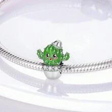 1Pc Animal Family Collection Elephant Penguin Polar Bear Whale Rabbits Duck Hedgehog Lovely Bead Charm Suitable For Bracelet Necklace Silver Color Beads For Diy Jewelry Making Gift For Girl