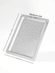 ALAMAMARA 1 件式铁艺金银托盘，带激光雕刻图案的香炉，适用于家庭、办公室、客厅、厨房、宴会、斋月、开斋节、春季 - 彩色 - 查看 13