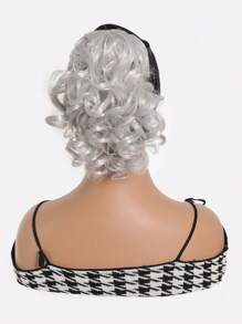 Women's Elegant Curly Wave Ponytail Clip-In Hair Extensions, Synthetic Material, Versatile Style, Suitable For Everyone - Daily Use Hair Accessories Christmas Gift - Multicolor - View 13