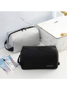 1PC Large Capacity Toiletry Storage Bag With Compartment Bag Waterproof Cosmetic Organizer Bag Multifunctional Water-Resistant - Multicolor - View 7