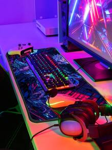 Gaming Mouse Pad For Desktop With Stitched Edge And Various Anime AI Prints - 滑鼠墊4608 - 查看 2