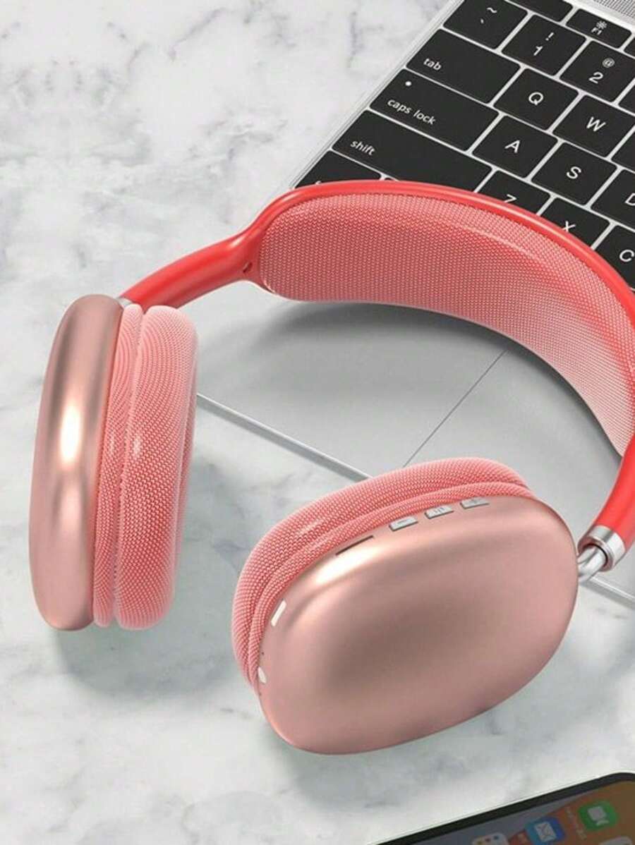 P9 TWS Wireless Bluetooth Earphone Macaron Headphone Headset Immediate Shipping - Red - View 1