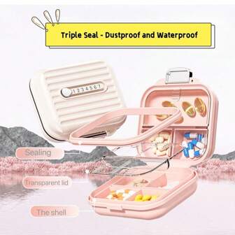 Colorful Little Medicine Boxes For Daily Health. A Thoughtful Christmas Gift From Mom To Keep Your Loved Ones Healthy On The Go.