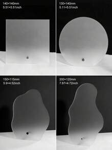MAOMIA 1个亚克力指甲油色卡展示板，可穿戴美甲配件展示架，美甲展示支架 - 彩色 - 查看 6