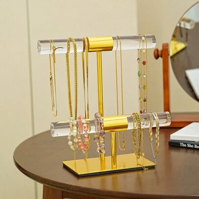1 件亚克力手链项链收纳盒，单层/双层/三层，容量大，适合家庭收纳、店铺展示和礼品