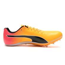 Puma Zapatillas de Running EvoSPEED Sprint 14, Tracción y Velocidad para Hombres/Mujeres en Competición y Entrenamiento, Modelo 377001 - Amarillo luz diurna-rojo atardecer-negro - Ver 2
