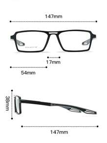 男女通用复古双光老花镜，视野清晰，运动风格 TR90 柔性镜框，金属铰链 - 白色 - 查看 10