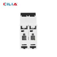 CILIA CILIA Interruttore automatico miniaturizzato 2 pezzi, 2 moduli bipolari, 220 V 6 KA, MCB 1P + N C10/16/20/25/32