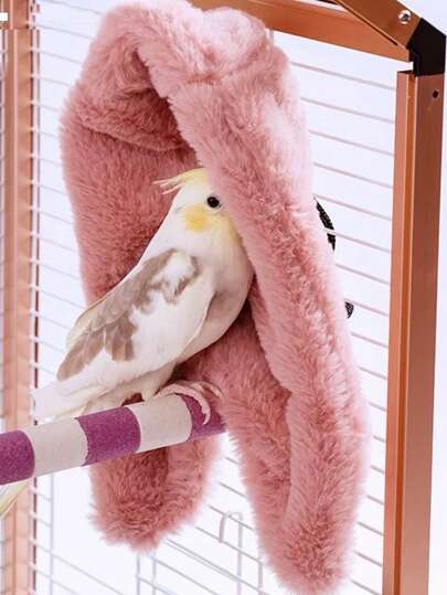 鹦鹉坐垫保暖窝防风窝毯牡丹虎皮鹦鹉披肩鸟窝鸟靠背