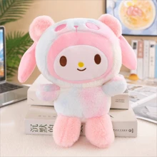 Sanrio 1pc 25cm Sanrio Kuromi Plush Dolls Toys Cute Stuffed Cinnamoroll Hello Kitty Plush Toy Teenagers Birthday Toys Gifts,Plushie Toy,Sanrio Toy,Hello Kitty Things