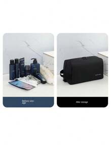 1PC Large Capacity Toiletry Storage Bag With Compartment Bag Waterproof Cosmetic Organizer Bag Multifunctional Water-Resistant - Multicolor - View 9