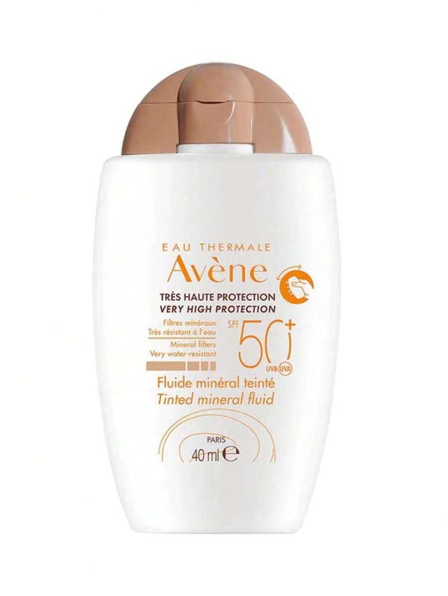 Avene Mineral Fluid Sunscreen With Color SPF50+ 40ml - White - View 1