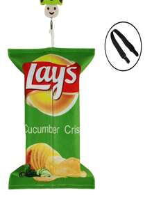 1 件创意薯片形纸巾盒、布艺纸巾架、壁挂式餐巾纸分配器，适用于客厅、餐厅、卧室 - 彩色 - 查看 23