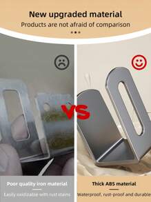 2 pièces Support de couvercle de pot en plastique, support mural pour couvercle de pot sans perçage requis, idéal pour ranger les couvercles de casserole, les planches à découper, les poêles, les fournitures de rangement de cuisine