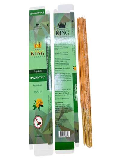 KIT 3 CAIXAS Incenso mosquito Insenso para muriçocas e mosquito 30 varetas Original natural Fragrancia Osmanthus