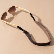 Personalized Strap For Sunglasses, Custom Name Sunglass Strap, Sunglass Retainer, PU Leather Eyewear Retainer, Groomsman Gift, Dad Gifts