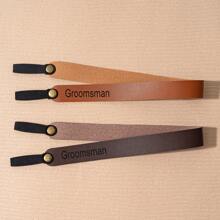 Personalized Strap For Sunglasses, Custom Name Sunglass Strap, Sunglass Retainer, PU Leather Eyewear Retainer, Groomsman Gift, Dad Gifts