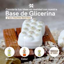 Base De Jabón De Glicerina Orgánica 1kg Para hacer Jabones - Blanco - Ver 2
